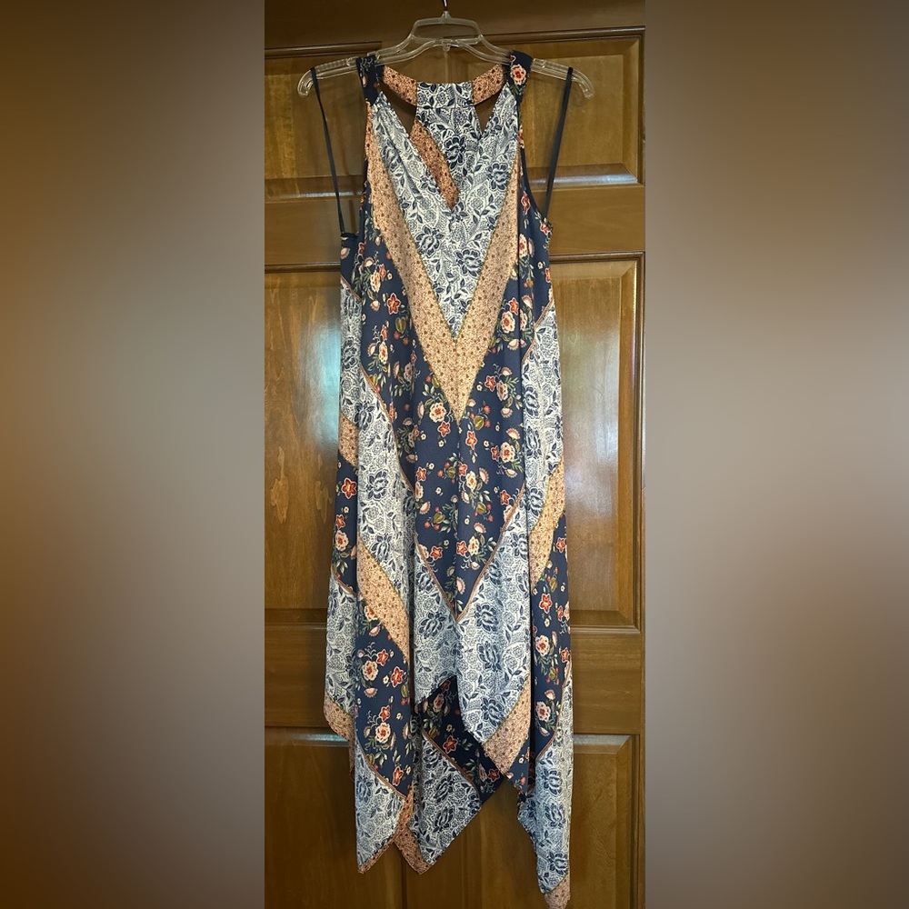 SLNY Paisley and Floral Midi / Maxi Sundress. Size Large. Like New. - Picture 3 of 12